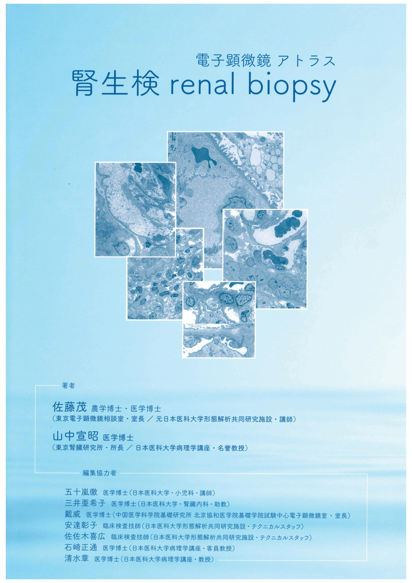 電子顕微鏡アトラス　腎生検　renal biopsy